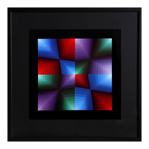 Victor Vasarely, Pauk, Offset Lithograph