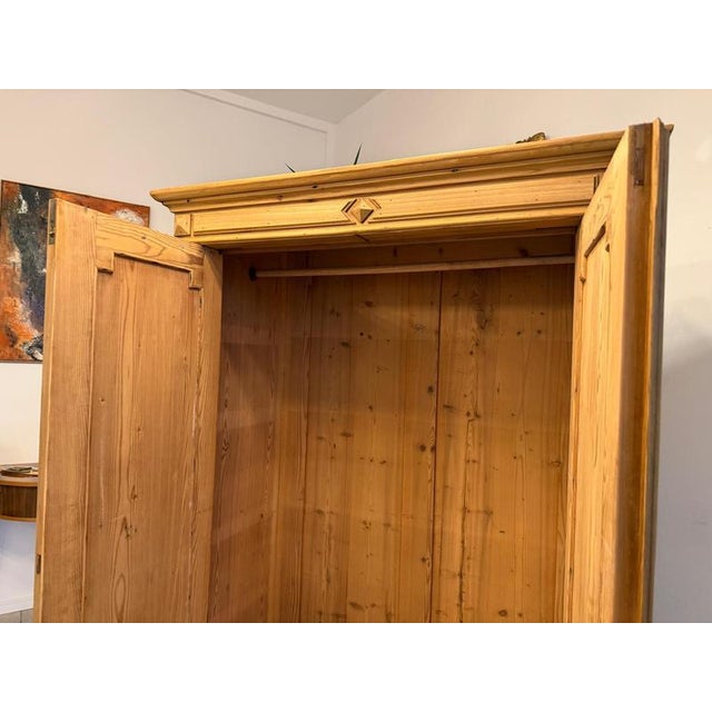 Brown Farmhouse Cabinet in Wood For Sale - Image 8 of 16