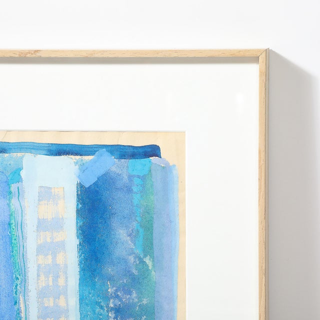 Mid-Century Modernist Watercolor & Gouache Painting by Robert Natkin For Sale - Image 9 of 10