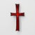 Red Glazed Ceramic Cross by Vandeweghe for Amphora, Belgium, 1960 For Sale - Image 11 of 11