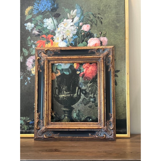 Spanish Baroque Gold and Black Frame, Fits Art 16x20 For Sale - Image 10 of 16