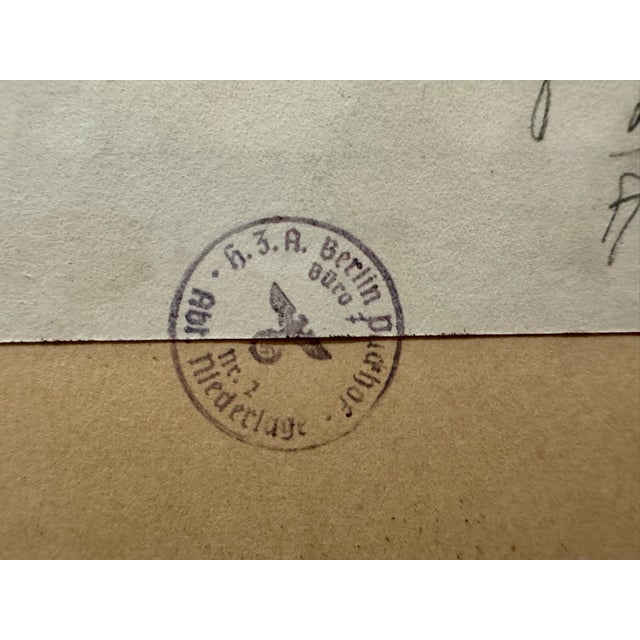 Henry Emil Salloch Original Watercolor on Paper Riverside Basilica Study, 1935. For Sale In Atlanta - Image 6 of 7