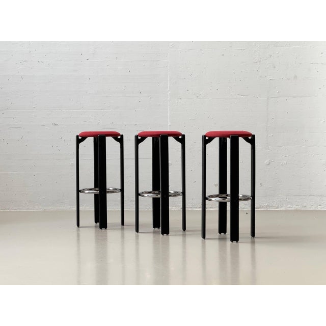 Dietiker Vintage Bar Stool by Bruno Rey for Dietiker, Switzerland, 1970s For Sale - Image 4 of 18