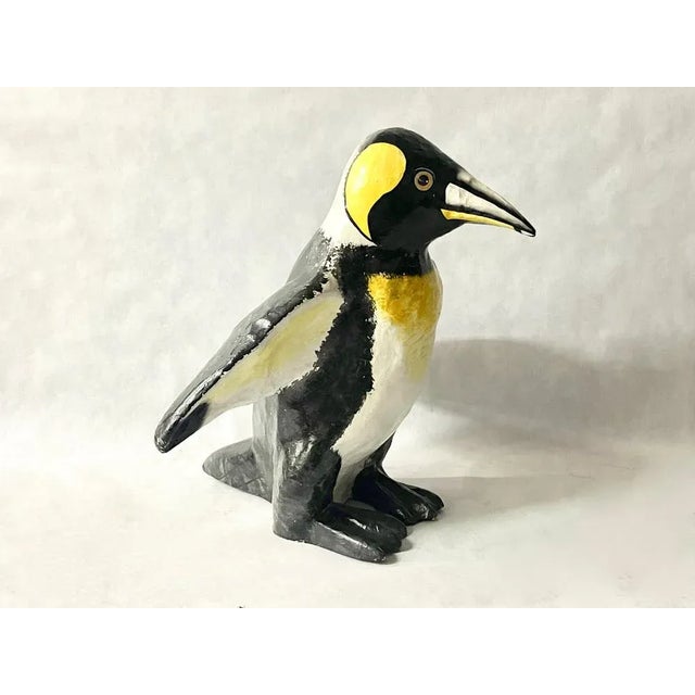 Large Vintage Paper Mache Penguin Sculpture, 1970s For Sale - Image 10 of 10