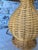 1960s Boho Chic Small Wicker Table Lamp For Sale - Image 9 of 9