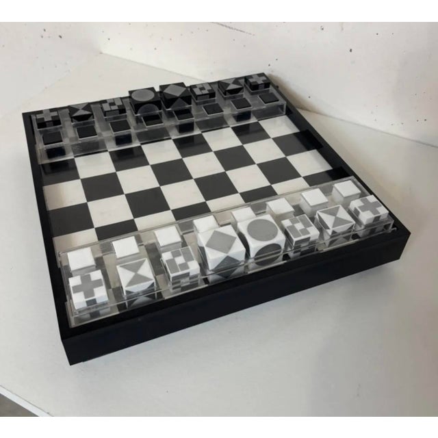 Altuglas Chess Set by Alexandre Yeghiayan, 1970, Set of 33, in Very Good conditions. Designed 1970 to 1979 This piece has...