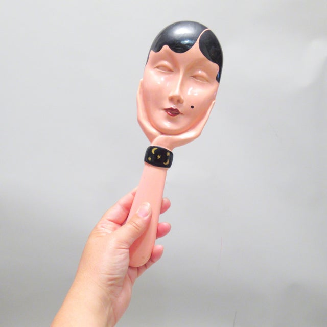 1980s Face Mirror from Lisolachenoncè, 1980 For Sale - Image 5 of 7