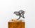 Mid-Century Modernist Signed Deborah Gabris Greyhound Welded Brutalist Steel Sculpture For Sale In Sacramento - Image 6 of 12
