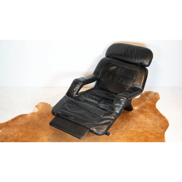 Animal Skin 1980s Percival Lafer Attr. 'Jet' Chair For Sale - Image 7 of 17