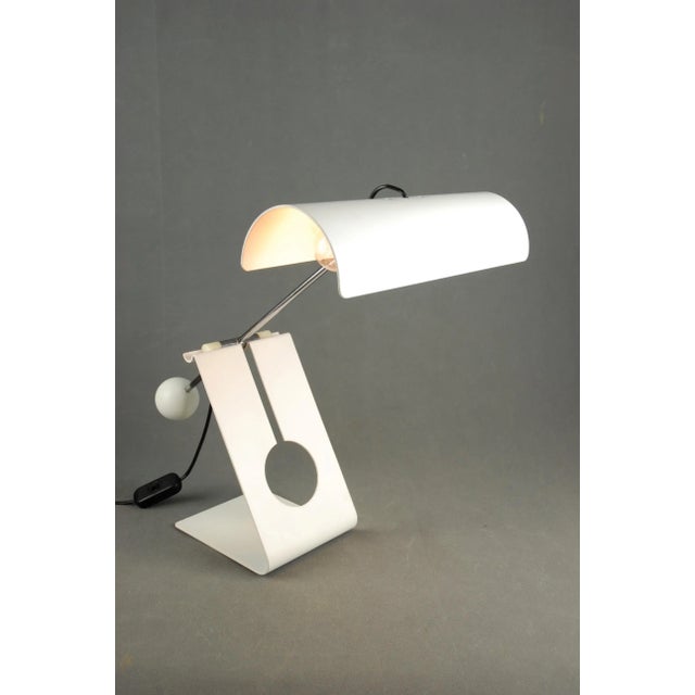 The Picchio (or 'Woodpecker') table lamp was designed by Mauro Martini in 1976 and manufactured by Fratelli Martini,...