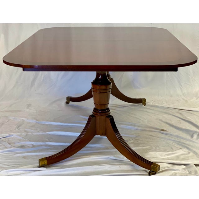 Vintage Mahogany Baker Furniture Historic Charleston Collection Dining