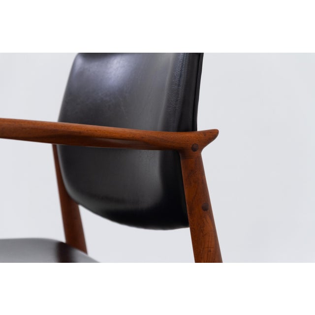 Danish Teak Captains Chair by Erik Buch for Ørum, 1960s For Sale - Image 14 of 18