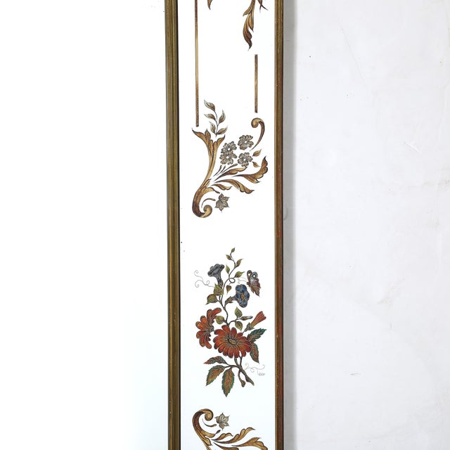 Art Deco Giltwood & Ornate Eglomise Border With Naturalist Motifs For Sale - Image 10 of 15