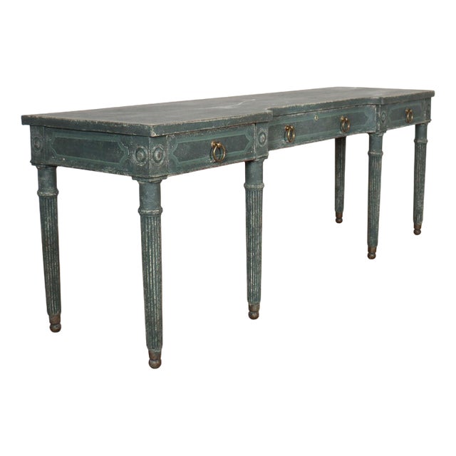 English Regency Console Table For Sale