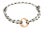 Louis Vuitton France Empreinte 18k Pink Gold Charm Black & White Cord Bracelet For Sale