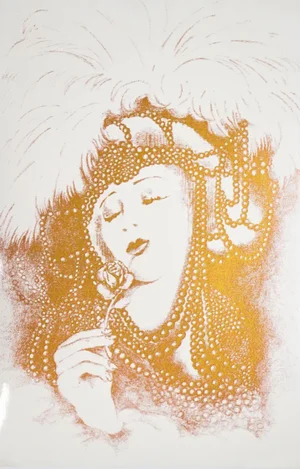 1976 Ann Chernow Star Series: Gemini Serigraph