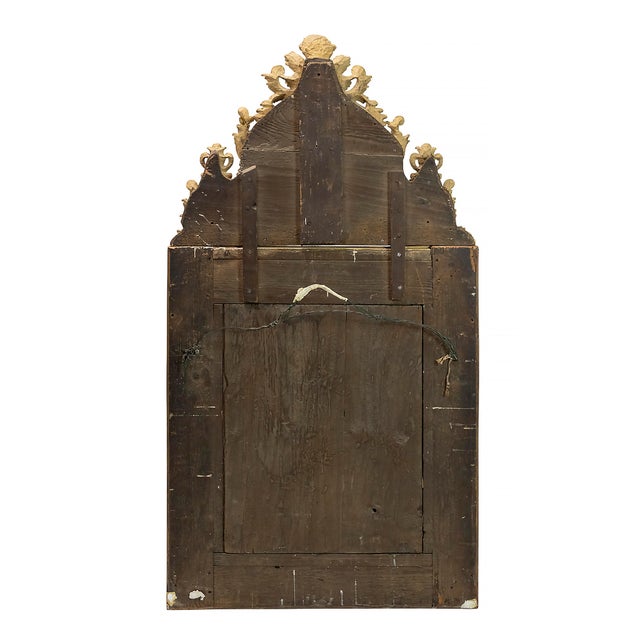 18th Century Regency French Carved Giltwood Wall Mirror For Sale - Image 11 of 12