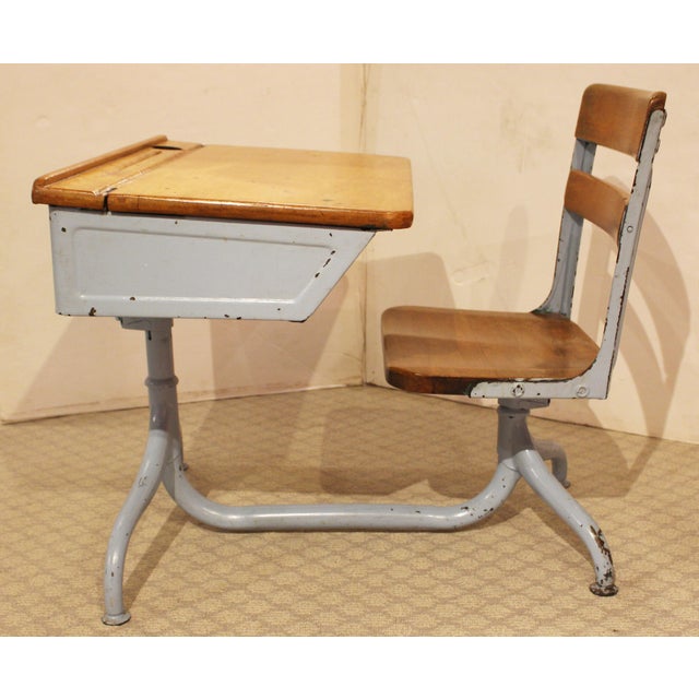 Mid-20th Century American Seating Company Child's School Desk For Sale - Image 10 of 16