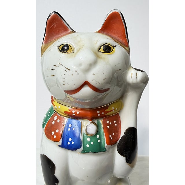 Beckoning Cat Figurine For Sale - Image 11 of 15
