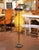 Mid-Century French Brass Music Stand on Stand With Lyre Motif For Sale - Image 9 of 9