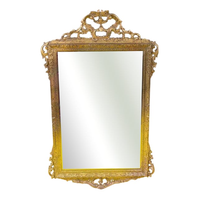 Antique Mirror in Gilded Wood, 1900s For Sale