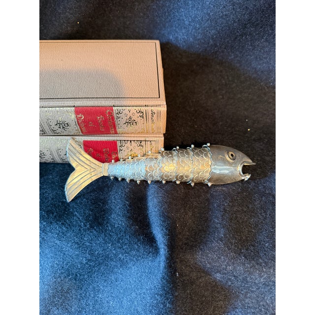 Articulated Silver Tone Fish Opener For Sale - Image 6 of 6
