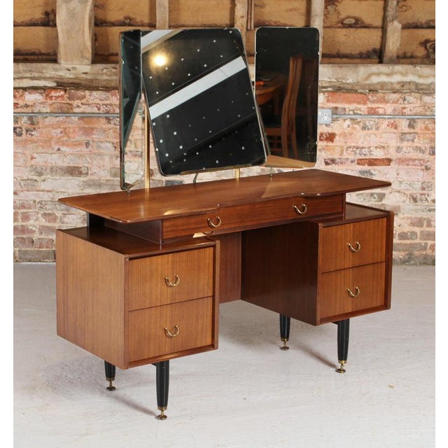 Mid-Century Librenza Tola and Black Dressing Table from G-Plan, 1960s For Sale - Image 3 of 12