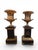Brown Antique Gilt and Patinated Bronze Vases, 1880, Set of 2 For Sale - Image 8 of 11