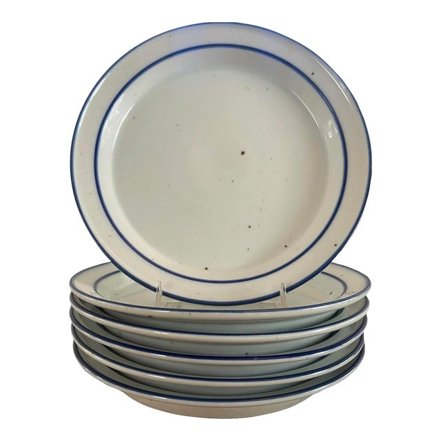 Vintage Dansk Blue Mist Salad Plates - Set of 6 For Sale