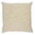 Schumacher Margarete 22" Pillow in Ivory on Charcoal For Sale