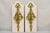 French Louis XV Gold Gilt Bronze Ribbon Drape Large Wall Plaque Sconces - A Pair For Sale - Image 16 of 16