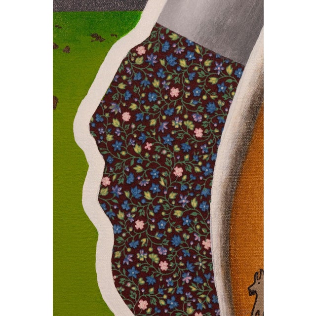 Marcus Cadman - Remaining True 2001 Signed Acrylic on Canvas Native American Art For Sale - Image 9 of 9