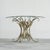 Coco Chanel 'Sheaf of Wheat' Coffee or Side Table with Glass Top Mid Century This is a beautiful and very distinct Coco...