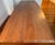 Solid Walnut Dining Table With Blackened Oak Base For Sale In New York - Image 6 of 9