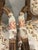 Vintage Louis XVI Style Carved Wood Fauteuil Armchairs in Floral Chinoiserie Upholstery - A Pair For Sale - Image 14 of 18