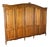Vintage Louis XVI French Oak Five Door Carved Armoire For Sale