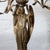 Bronze angel and floral motif candelabra For Sale - Image 10 of 12