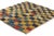 79900 Vintage Persian Gabbeh Rug, 03'00 x 03'01. The Modernist Mosaic: A Vintage Persian Gabbeh Masterpiece of Geometric...
