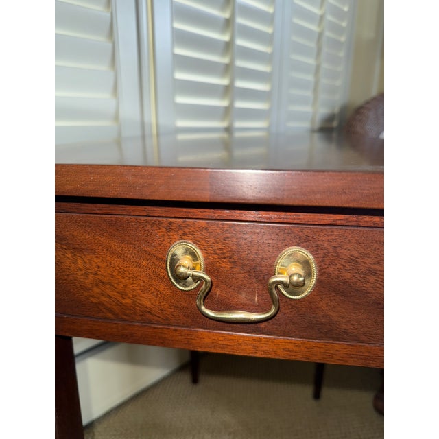 Brown Henkel Harris Georgian Mahogany Pembroke Drop-Leaf Side Table For Sale - Image 8 of 18