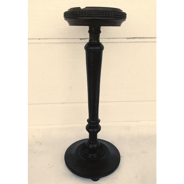 Antique Freestanding Wooden Ashtray in Oak and Mahogany, 1900s For Sale - Image 18 of 18