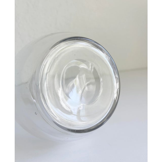Steuben Style Blown Clear Glass Decanter For Sale In Sacramento - Image 6 of 7