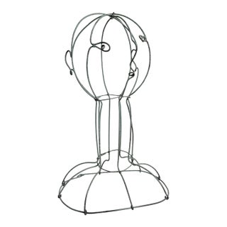 16" Wire Bust in the Style of Alexander Calder, Late 20th Century For Sale