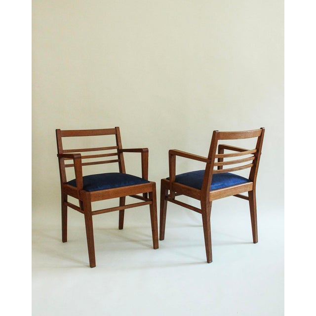 Bridge Chairs by René Gabriel, 1950, Set of 2 For Sale - Image 11 of 11