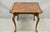 Contemporary Italian Regency Style Star Inlay Cabriole Leg Burl Wood Game Table For Sale - Image 13 of 13