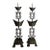 Vintage Chinese Double Happiness Candlesticks For Sale