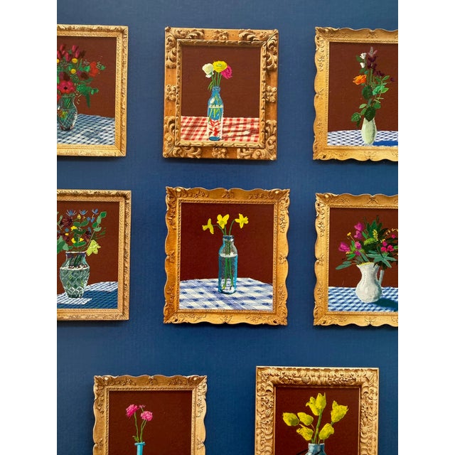 David Hockney, 25th June 2022, Looking at the Flowers, Print For Sale - Image 8 of 12