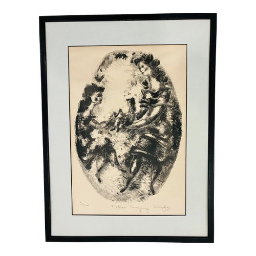 Original Lithography Signed Chaim Gross