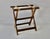 Vintage Bamboo Luggage Rack Stand Willow Reed Details Mid-Century Modern For Sale - Image 18 of 18