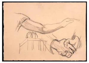 The Sketch, Original Drawing, Mid 20th-Century
