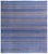 Doris Leslie Blau Vintage Indian Dhurrie Striped Purple Rug For Sale